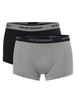 Artikelbild Herren Pants im 2er-Pack von Emporio Armani in hellgrau marine uni