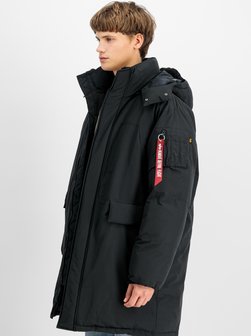 Artikelbild Herren Parka & Winterjacke von Alpha Industries in schwarz uni