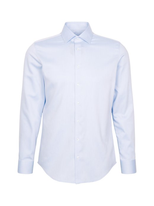 Seidensticker Herren Hemd Slim Fit – 100% Baumwolle, Langarm, Grün, Bügelleicht