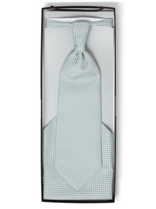 Herren Plastron mit Einstecktuch