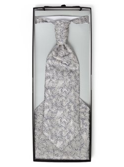 Herren Plastron und Einstecktuch