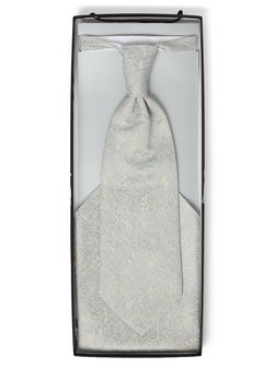 Herren Plastron und Einstecktuch