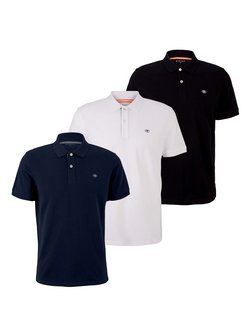 Herren Poloshirt 3er Pack