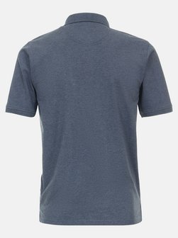 Artikelbild Herren Poloshirt - Basic von CASAMODA in blau uni