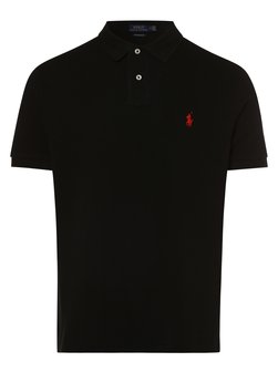 Artikelbild Herren Poloshirt - Custom Slim Fit von Polo Ralph Lauren in schwarz uni