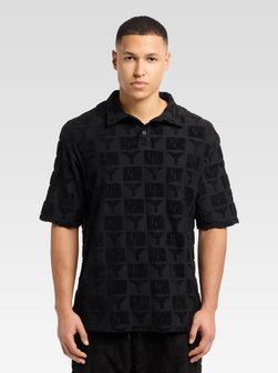Artikelbild Herren Poloshirt  -  Echner von Carlo Colucci in schwarz kariert
