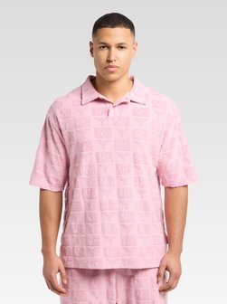 Artikelbild Herren Poloshirt  -  Echner von Carlo Colucci in rosa kariert