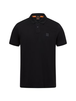Artikelbild Herren Poloshirt - Passenger von BOSS Orange in schwarz uni