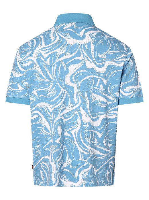 Herren Poloshirt - Pe_AlloverOcean