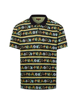 Artikelbild Herren Poloshirt - Winkowski Trip Stripe von Santa Cruz in schwarz gelb gemustert