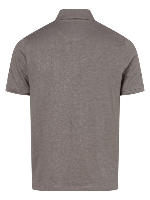 Herren Poloshirt aus Leinen-Mix