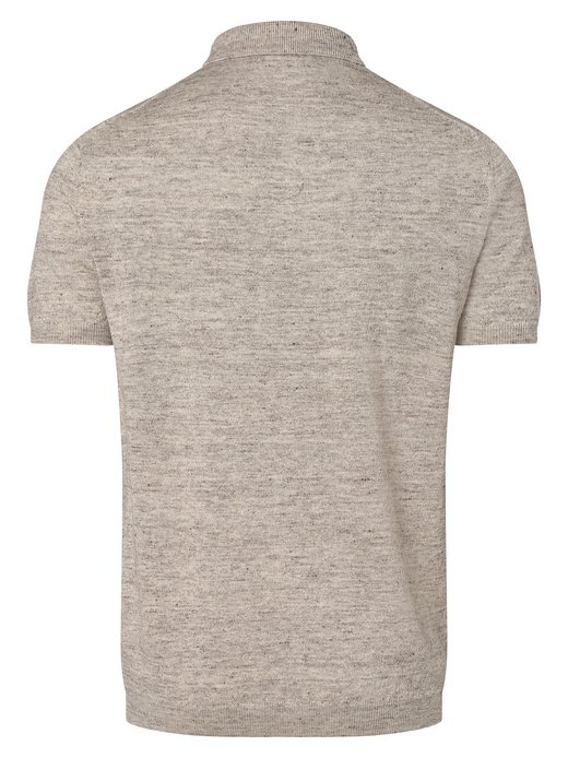 Herren Poloshirt mit Leinen-Anteil und Merinowolle - Ridge
