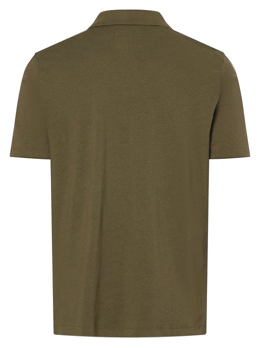 Herren Poloshirt mit Leinen-Anteil