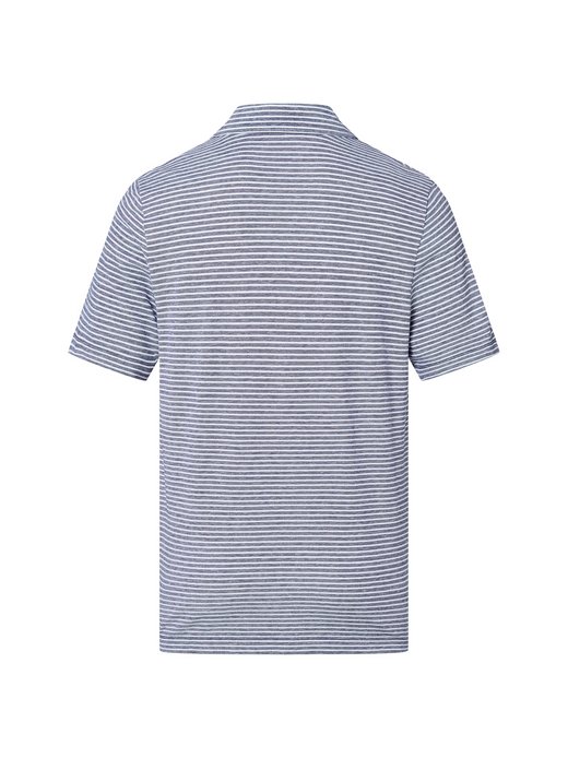 Herren Poloshirt mit Leinen-Anteil