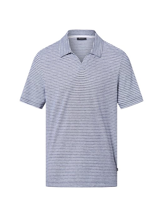 Herren Poloshirt mit Leinen-Anteil