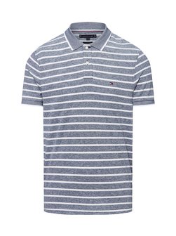 Herren Poloshirt mit Leinen-Anteil