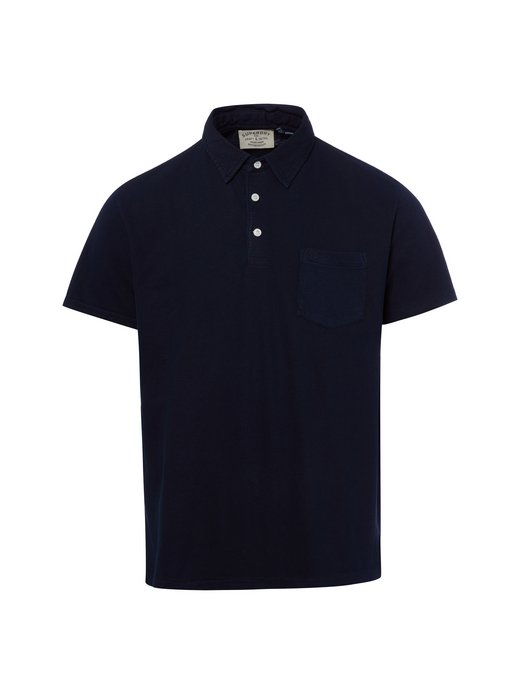 Herren Poloshirt mit Leinen