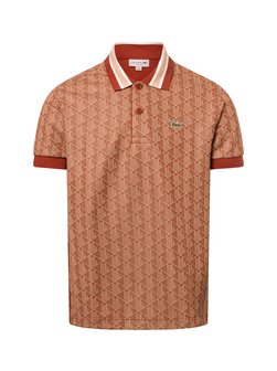 Artikelbild Herren Poloshirt von Lacoste in cognac beige gemustert