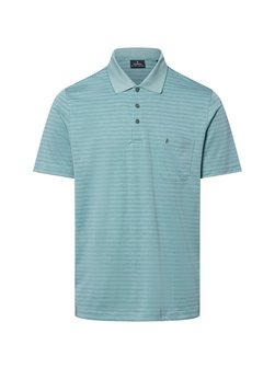Artikelbild Herren Poloshirt von Ragman in mint gestreift