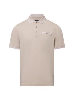 Artikelbild Herren Poloshirt von Bugatti in kitt weiß uni