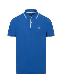 Artikelbild Herren Poloshirt von Nils Sundström in blau weiß uni