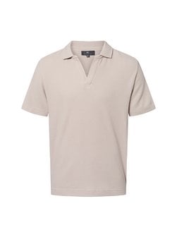 Artikelbild Herren Poloshirt von Nils Sundström in beige strukturiert