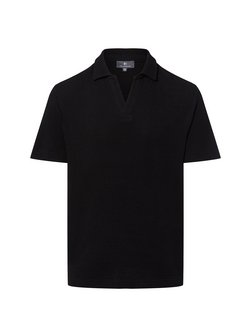 Artikelbild Herren Poloshirt von Nils Sundström in schwarz strukturiert