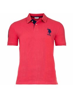 Artikelbild Herren Poloshirt von U.S. Polo Assn. in rot uni