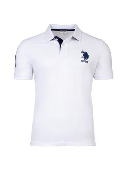Artikelbild Herren Poloshirt von U.S. Polo Assn. in weiß uni