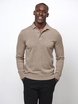Artikelbild Herren Poloshirt von Profuomo in beige uni