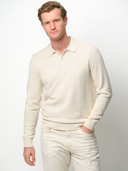 Artikelbild Herren Poloshirt von Profuomo in weiß uni