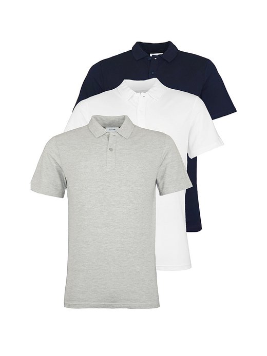 Herren Poloshirts im 3er-Pack