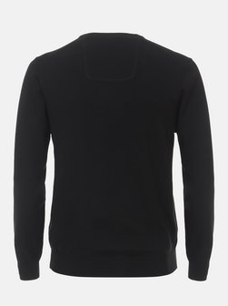 Artikelbild Herren Pullover - Basic von CASAMODA in schwarz uni