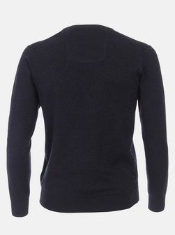 Artikelbild Herren Pullover - Basic von CASAMODA in blau uni
