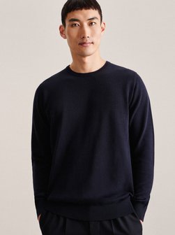 Artikelbild Herren Pullover - Uni von Seidensticker in blau uni