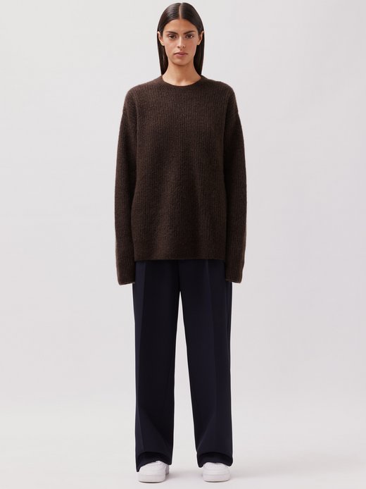 Herren Pullover - Unisex - Einfarbig meliert