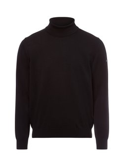 Artikelbild Herren Pullover aus Merinowolle von MAERZ in schwarz uni