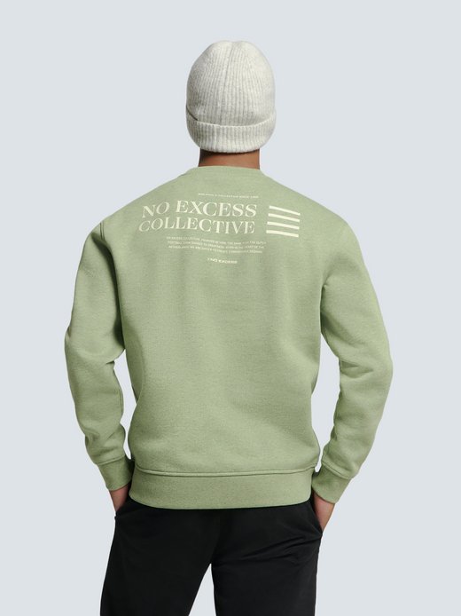 Herren Pullover mit Rückenaufdruck