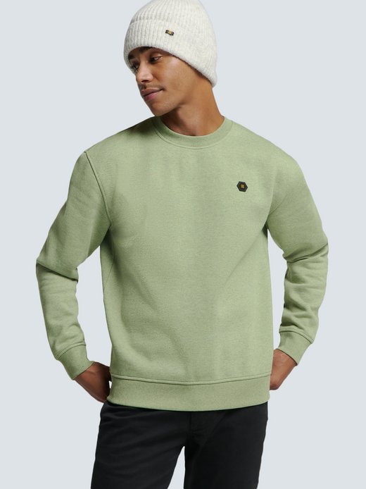 Herren Pullover mit Rückenaufdruck