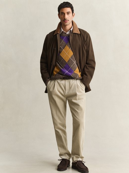 Herren Pullover mit Woll-Anteil
