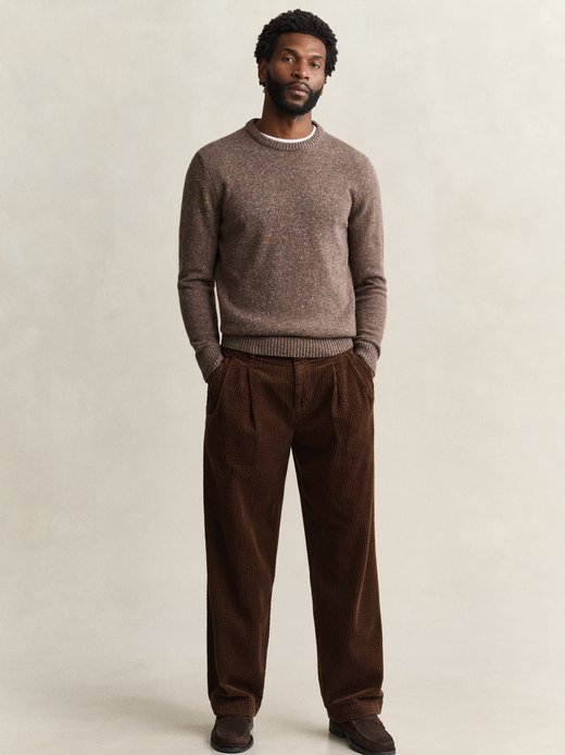 Herren Pullover mit Woll-Anteil