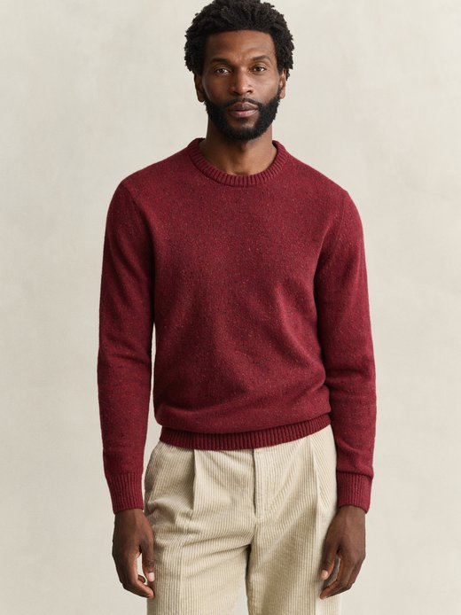 Herren Pullover mit Woll-Anteil