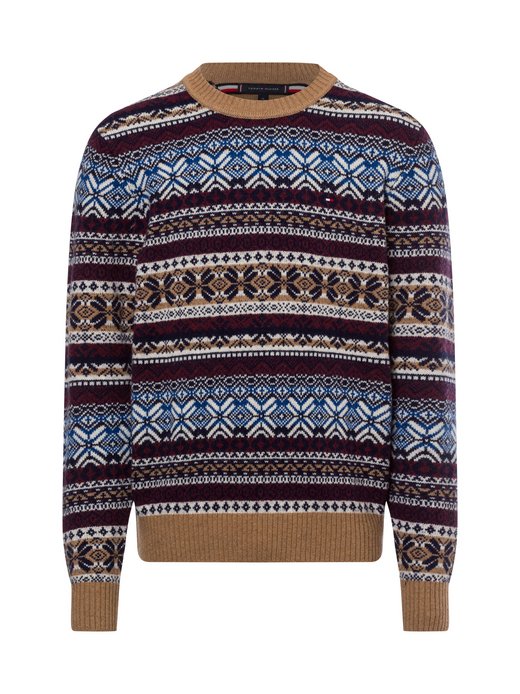 Herren Pullover mit Woll-Anteil