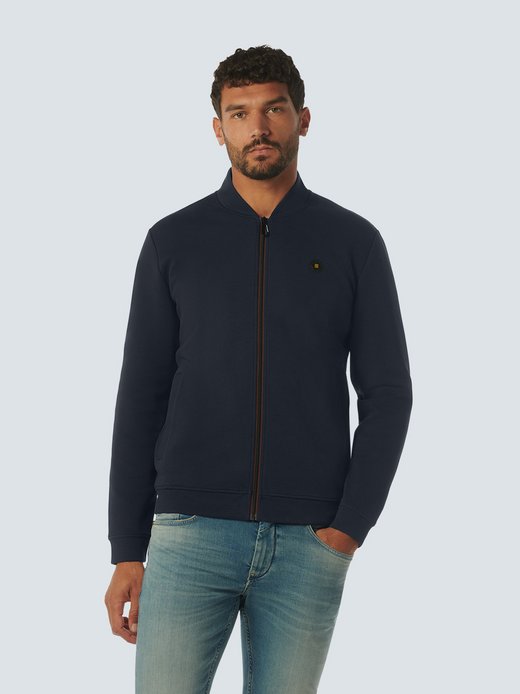 Herren Pullover mit durchgehendem Reißverschluss
