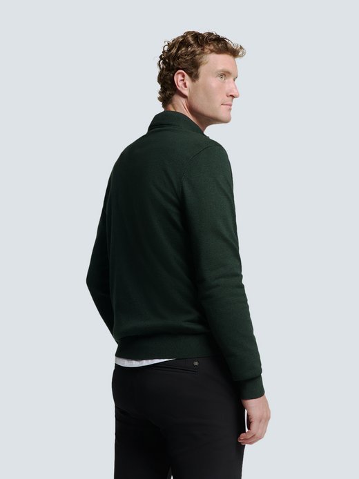 Herren Pullover mit halbem Reißverschluss
