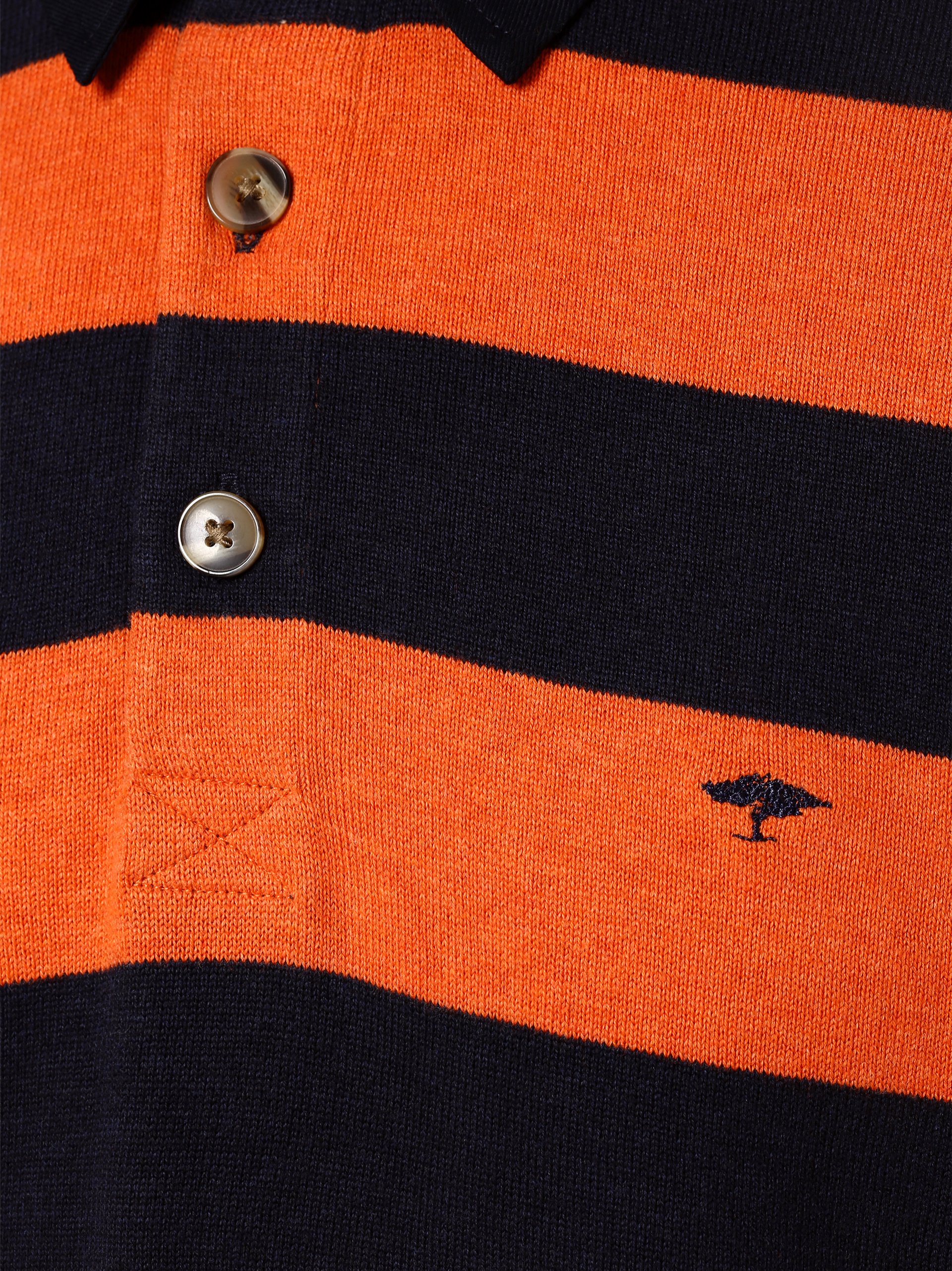 Orange And Black Stripe Sweater