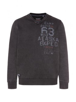Artikelbild Herren Pullover von Camp David in schwarz uni