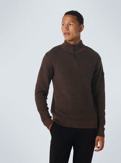 Artikelbild Herren Pullover von No Excess in braun uni