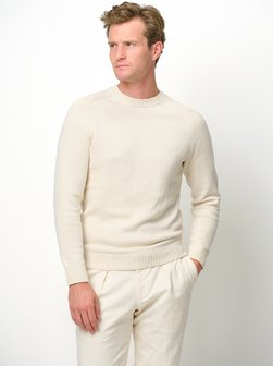 Artikelbild Herren Pullover von Profuomo in weiß uni