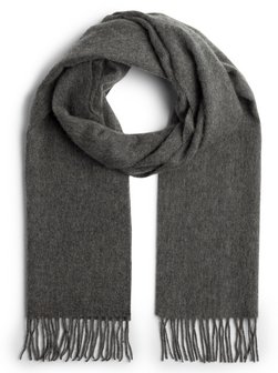 Artikelbild Herren Pure Cashmere Schal von Finshley & Harding in hellgrau meliert
